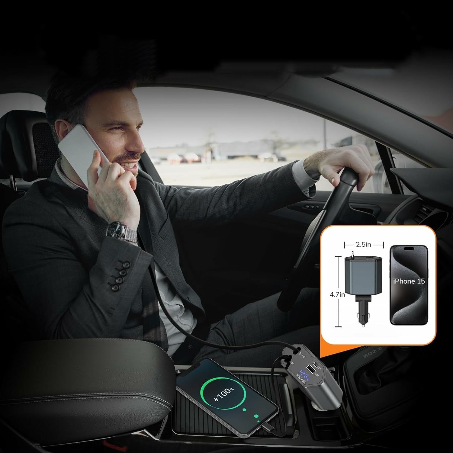 Multifunkcionalni punjač 4 u 1 za auto - Azijashop