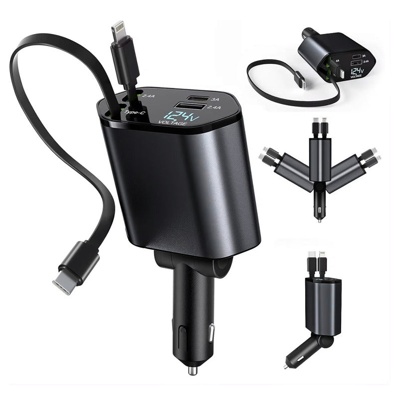 Multifunkcionalni punjač 4 u 1 za auto - Azijashop