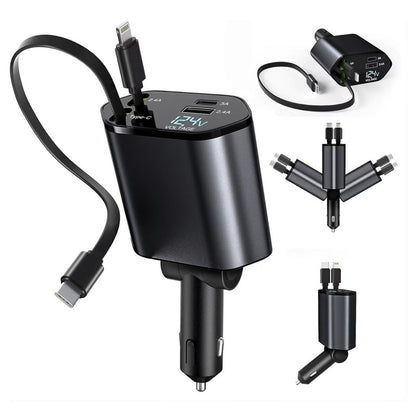 Multifunkcionalni punjač 4 u 1 za auto - Azijashop