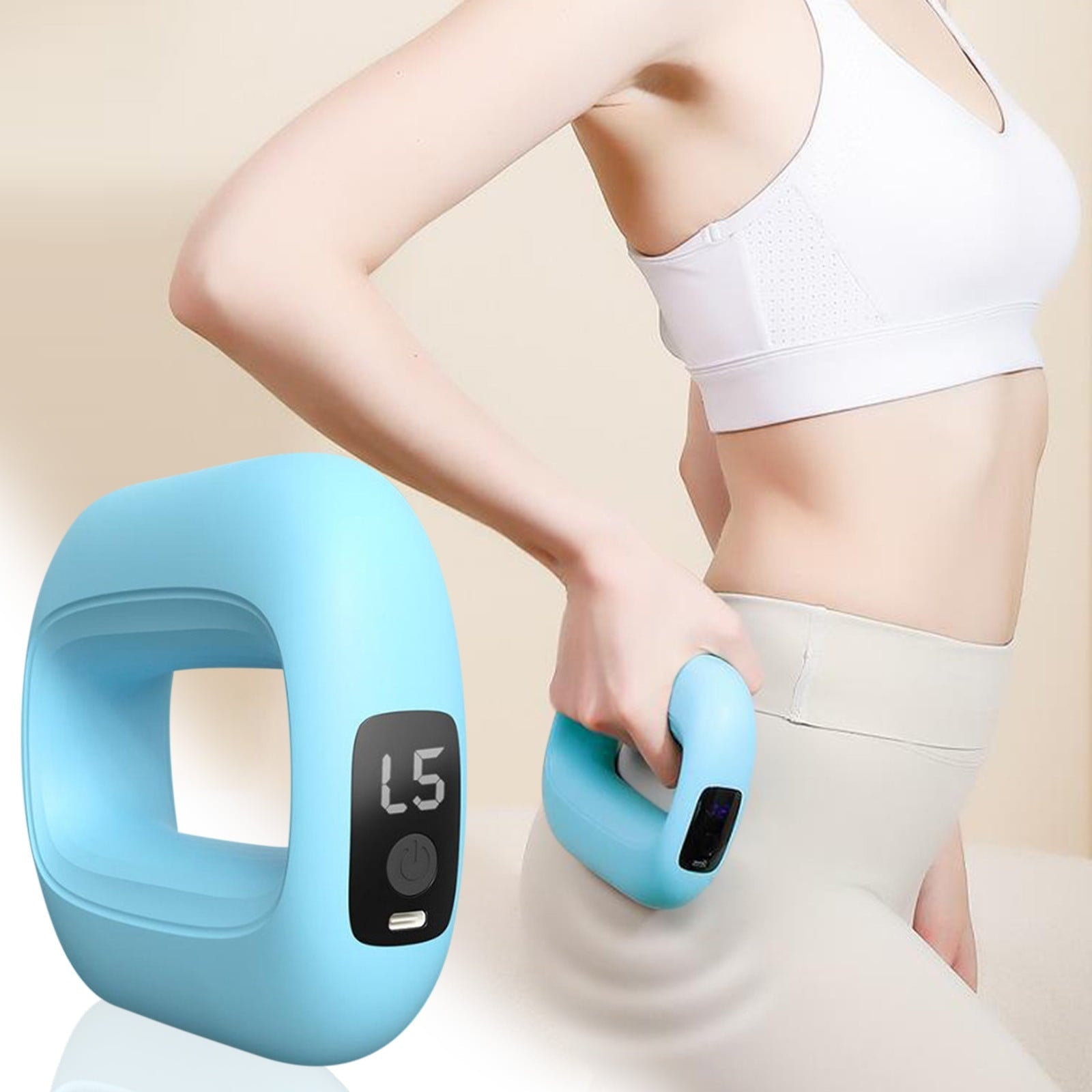 Mini Fitness Električni Fascijalni Prsten - Vaš Lični Maser za Opuštanje Mišića Azijashop
