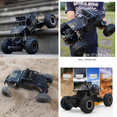 RC Crawler terensko vozilo na daljinski 4x4 voznja po pesku i zemlji dimenzije amortizeri
