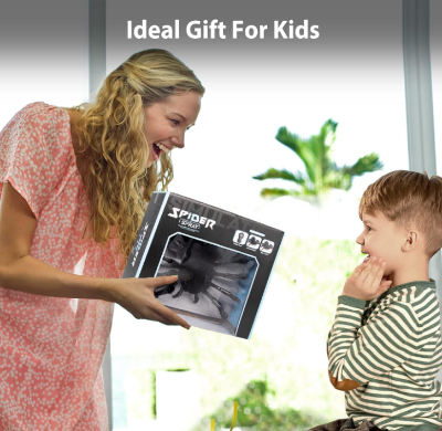 Daljinski pauk idealan poklon za decu. Igračka RC pauk sa maglom i svetlom. Zabavan novogodisnji rodjendanski poklon za dete.