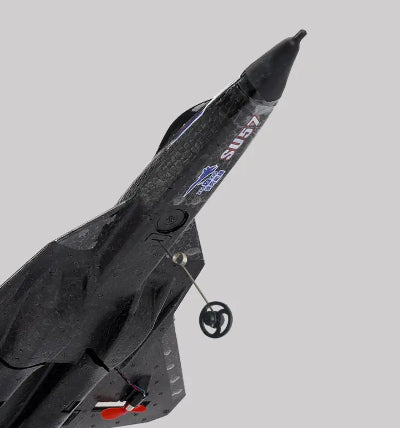 Izbliza RC avion SU 57 crni borbeni lovac detaljna igracka drona na daljinsko upravljanje povoljna cena kupovina online