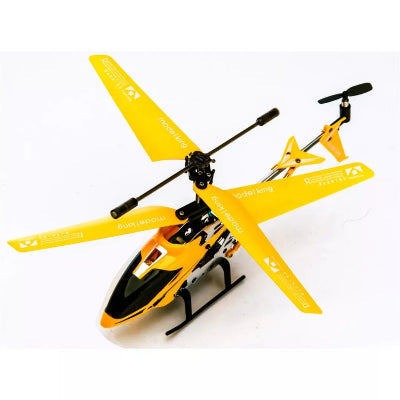 Zuti RC helikopter na daljinski upravljac za decu igracka na punjenje letenje