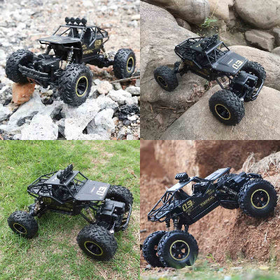 RC buggy terensko vozilo na daljinski igracka voznja po kamenju off road veliki amortizeri i tockovi