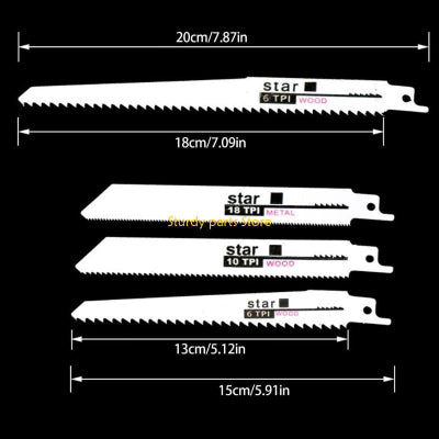 Vizuelni prikaz razlicitih oblika i velicina listova za testere, od grubih do finih zuba za razlicite poslove.