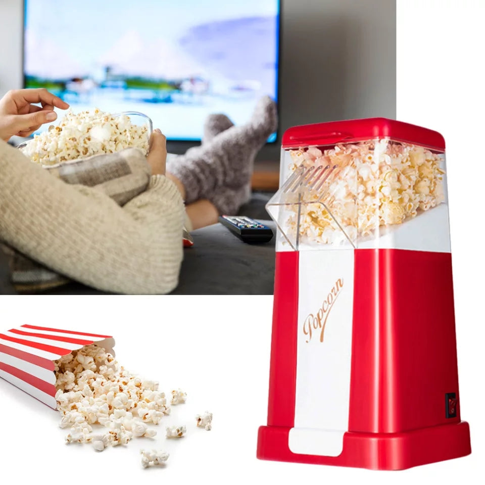 Retro aparat za kokice bez ulja - Azijashop