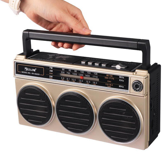 Retro radio Vintage solarni - Azijashop