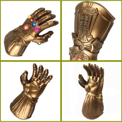 Detaljan prikaz rukavice beskonacnosti iz svih uglova collectible rekvizit za ljubitelje superheroja