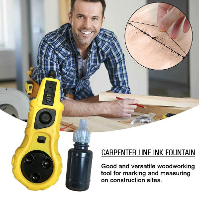 Profesionalni stolarski crtac linija mastilom alat za obelezavanje i merenje precizne linije radionica baustela