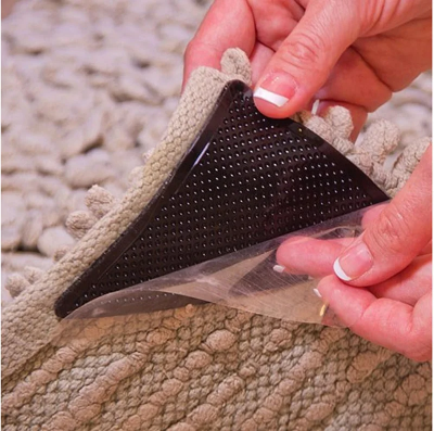 Samolepljive podloge za tepih montaza rucno nanosenje trougaoni silikon fiksiranje tepiha podloga odrzavanje