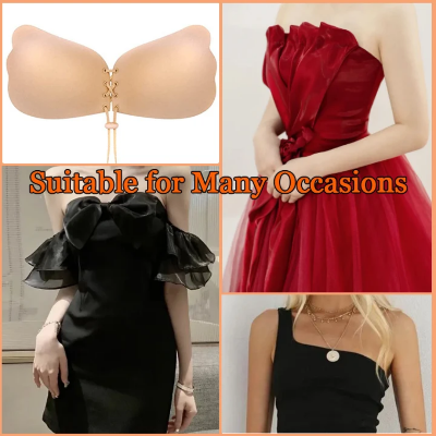 Samolepljivi silikonski brus idealan za haljine gola ledja topovi korseti vencanja svecane prilike nevidljivi grudnjak