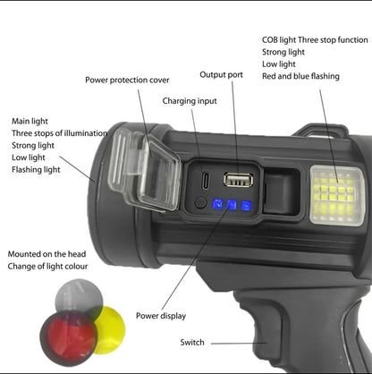 Rucna solarna lampa za kampovanje - Azijashop