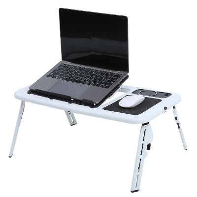 Sklopivi sto za laptop. Idealan za rad od kuce. Drzac za mis i solju. Podesiva visina i nagib. Poboljsava udobnost.