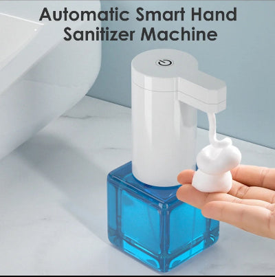 Automatski pametni dozer za dezinfekciju ruku ili sapuna u kupatilu beli plavi beskontaktno doziranje idealno za kucu i poslovni prostor