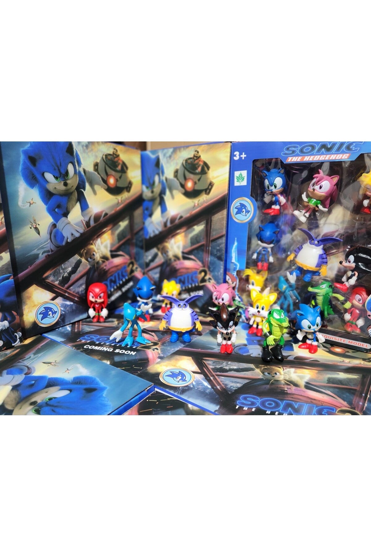 Set Sonic figure jez akcione figure igracke sa pozadinom iz igrice za decu povoljna cena