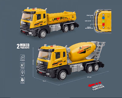 Dimenzije i funkcije kamiona mesalice na guranje od kvalitetne plastike za dugotrajnu igru