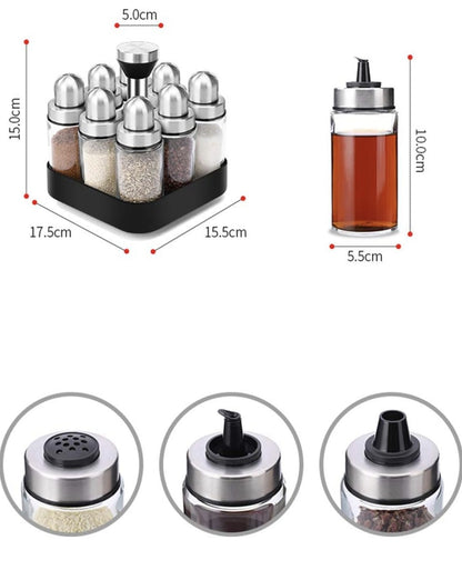 Set za zacine 8 bocica - Azijashop