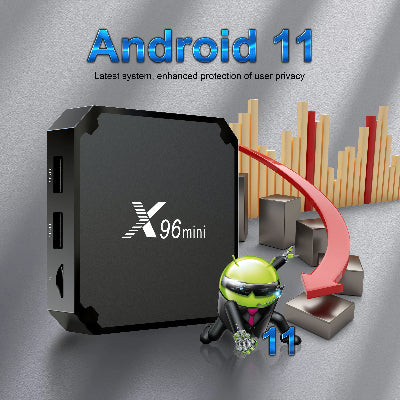 TV Box X96 mini sa operativnim sistemom Android 11 najnovija verzija brzi procesor za striming filmova