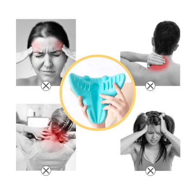 Jastuk za tretman bola u vratu ramenima i glavi kiropraktika i opustanje misica migrene glavobolja