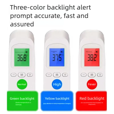 Pozadinsko osvetljenje digitalnog toplomera u tri boje, upozorenje na povišenu telesnu temperaturu i groznicu, precizan termometar.