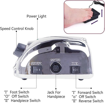 Turpija za nokte 35k rpm - Azijashop