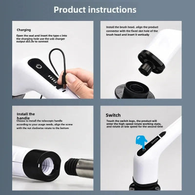 Uputstvo za elektricnu cetku delovi sklapanje promena nastavaka pravilna upotreba ciscenje u domacinstvu