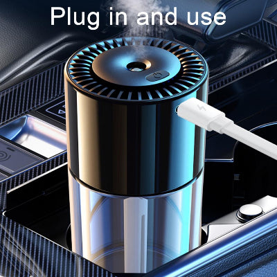 Prikljucivanje Usb kabla u ovlazivac vazduha za napajanje i koriscenje u kolima ili laptopu jednostavna instalacija