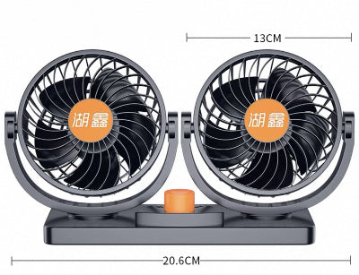 Dimenzije kompaktnih ventilatora za auto. Ugradnja ne zauzima mnogo prostora, savrseno resenje za putovanja.