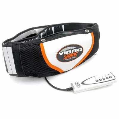 Vibro Shape pojas masazer sa daljinskim upravljacem vibracioni uredjaj fitness oblikovanje tela mrsavljenje trbuh

