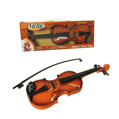 Decija igracka violina u kutiji sa gudalom edukativna muzicka igracka za najmladje poklon za rodjendan