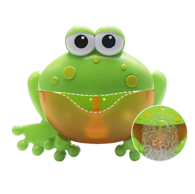 Igracka zaba za pravljenje mehurića i sapunice za bebe u kupatilu Bubble Frog zabava za vreme kupanja