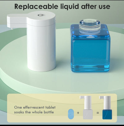 Zamenjiva tecnost za automatski dozator sapuna plava boca ekoloske tablete za dezinfekciju jedna tableta cela boca lako koriscenje ekonomicno resenje