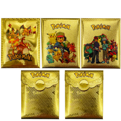 Ekskluzivne zlatne Pokemon karte i pakovanja. Sjajan dodatak za svaku kolekciju, unikatno izdanje.