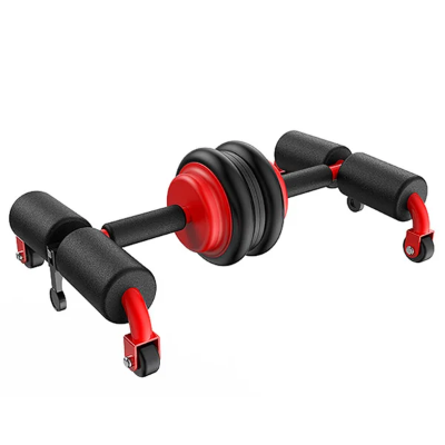 Ab roler sprava za trbusnjake misice stomaka kucni fitness crveno crna boja najbolji rekvizit