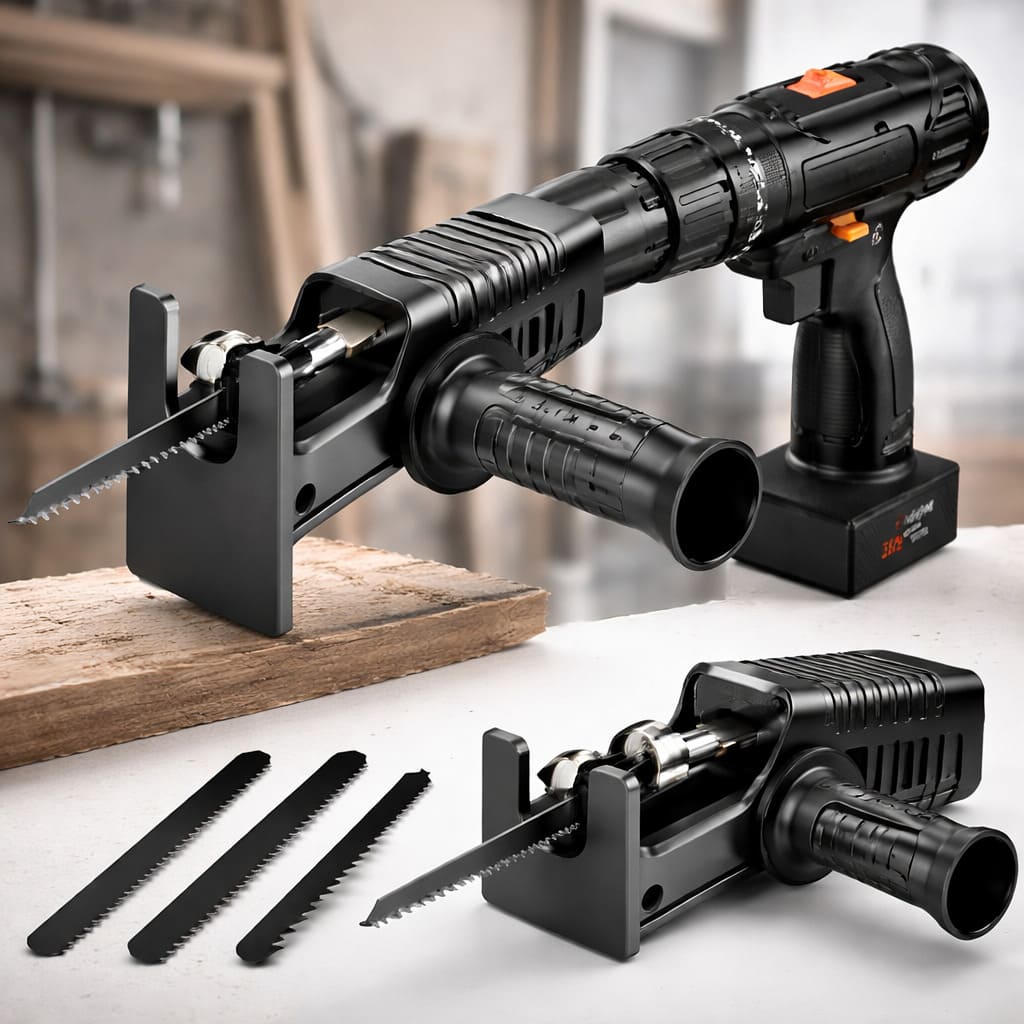 adapter za busilicu kao testera secenje drveta metala i plastike u radionici