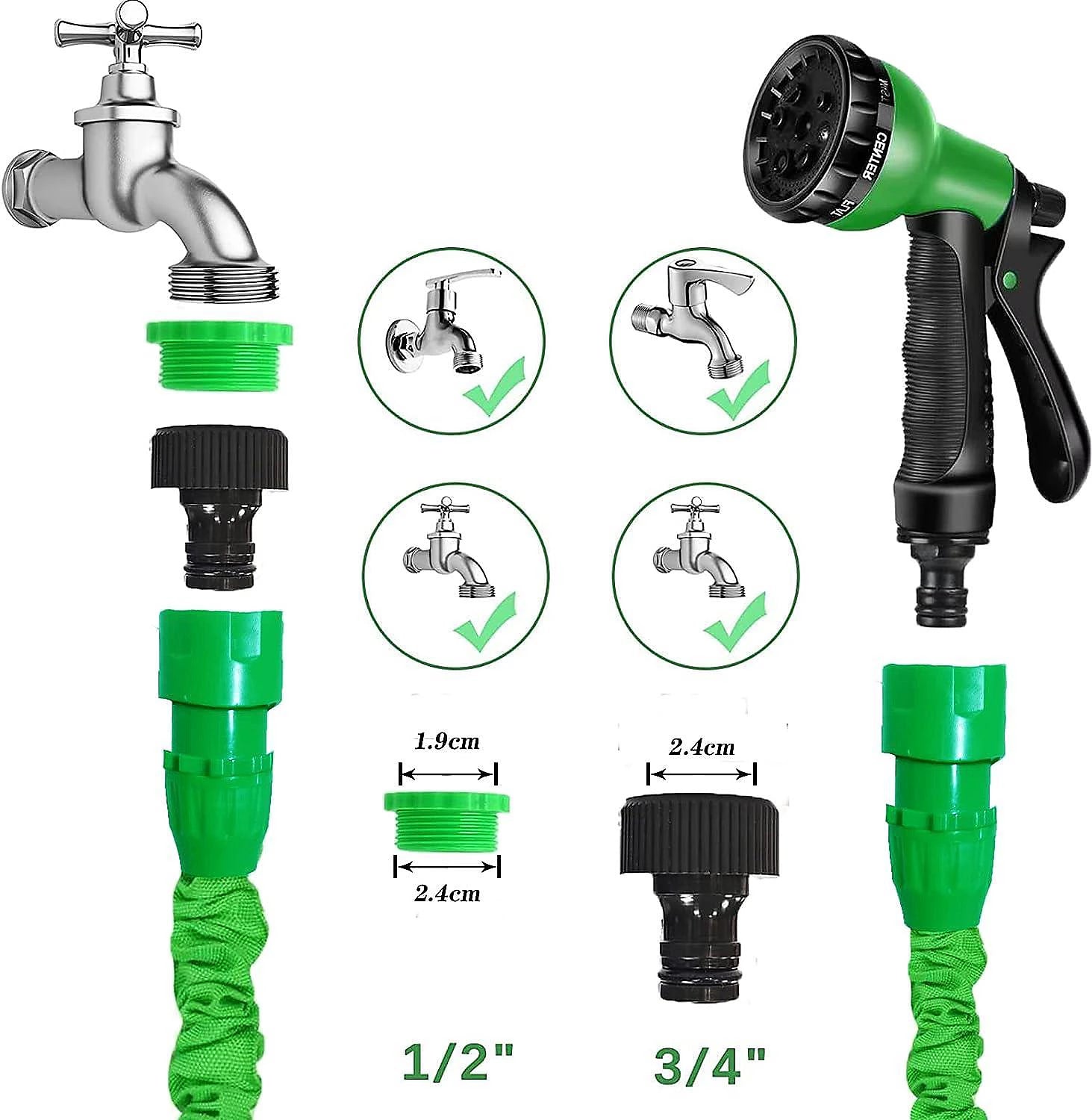 adapter za bastensko crevo 1-2 i 3-4 prikljucak dimenzije