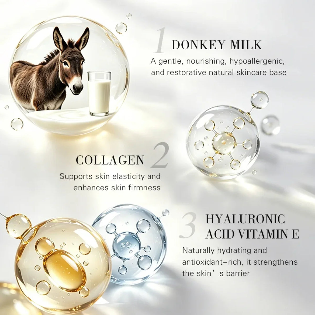 aktivni sastojci kreme magarece mleko kolagen hijaluron vitamin e