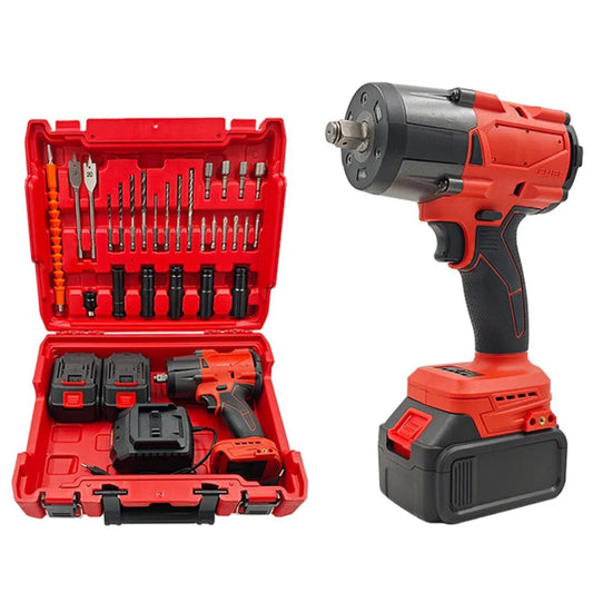 Akumulatorski udarni odvijac kompletan set sa baterijama punjacem i dodatnim priborom