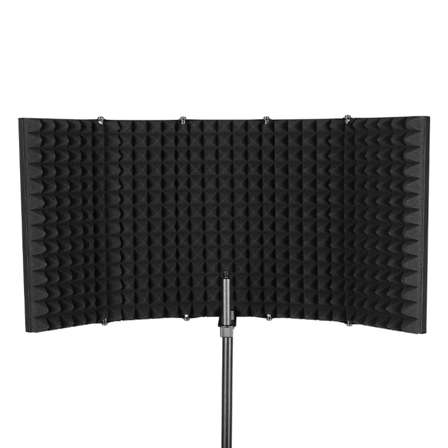 Zakrivljeni akusticni filter za izolaciju zvuka oko mikrofona