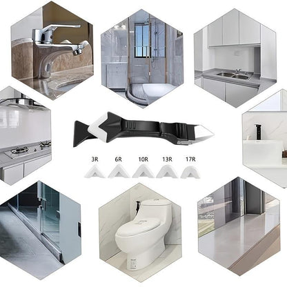 Alat za fugovanje plocica sa zamenjivim nastavcima 3R 6R 10R 13R 17R za precizno oblikovanje fuga