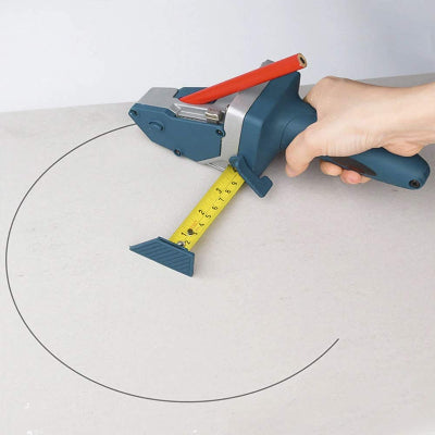 Prikaz alata za kruzno secenje gipsanih ploca. Laka upotreba za precizne krugove, savrseno za izradu otvora i krivina.