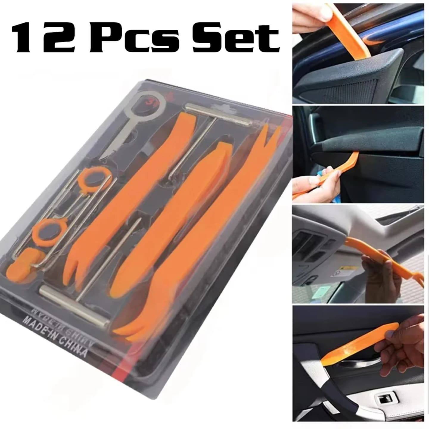 Upotreba alata za skidanje plastike na vratima i unutrasnjosti automobila