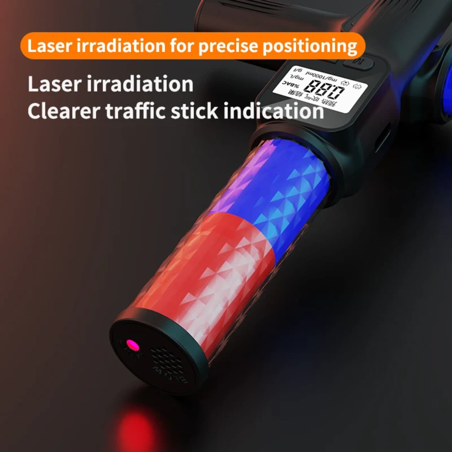 Integrisani laser za precizno pozicioniranje omogucava jasnu vizuelnu kontrolu i bolju signalizaciju tokom upotrebe u slaboj vidljivosti.