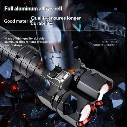 Aluminijumska LED baterijska lampa naglasena izdrzljivost kucista