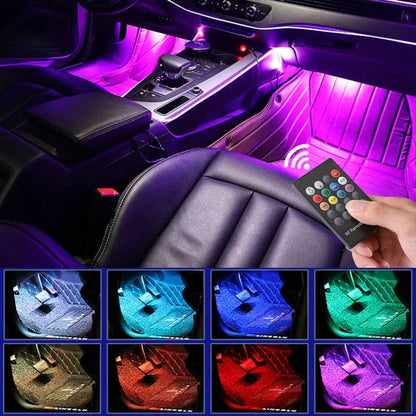 RGB ambijentalno osvetljenje enterijera automobila sa daljinskom kontrolom.