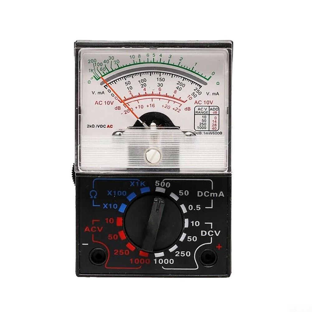 Detaljan prikaz skale na multimetru za precizno merenje napona i struje