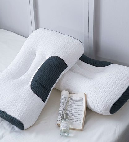 Bocni pogled anatomskog jastuka za spavanje i visina podrske