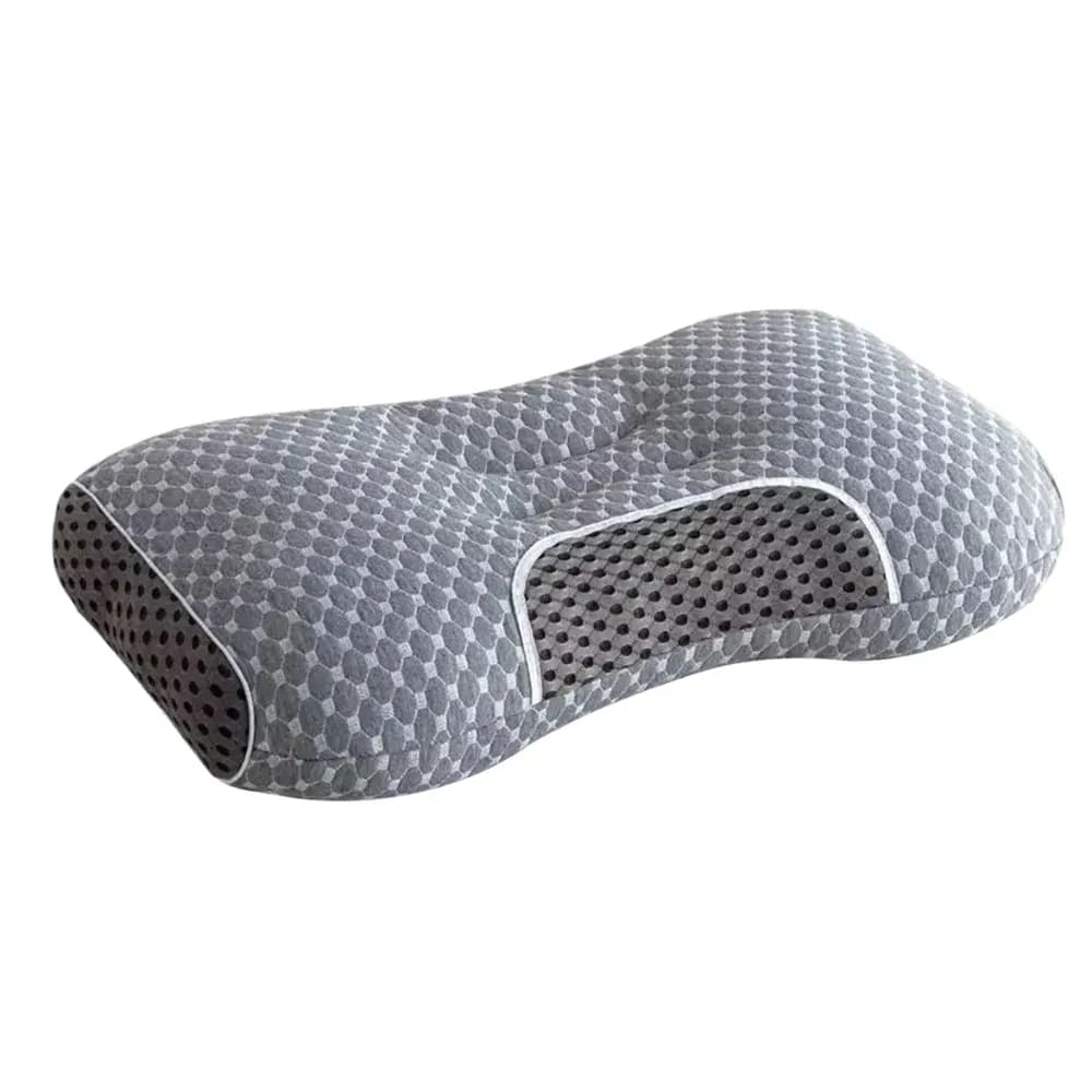 Anatomski jastuk za spavanje siva varijanta sa ergonomskim oblikom