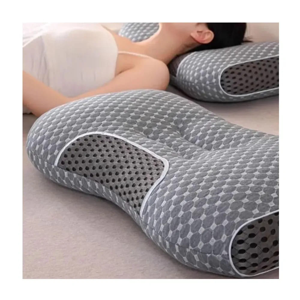 Anatomski jastuk za spavanje u sivoj boji